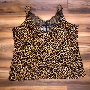 Leopard print camisole